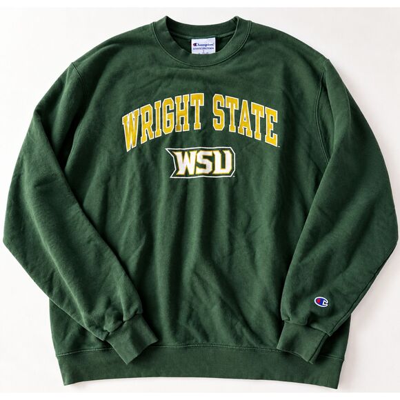 Champion Other - Champion Wright State WSU Raiders Crewneck Sweatshirt Green Men’s L College